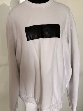 Armani Exchange Men’s White Crewneck Sweatshirt